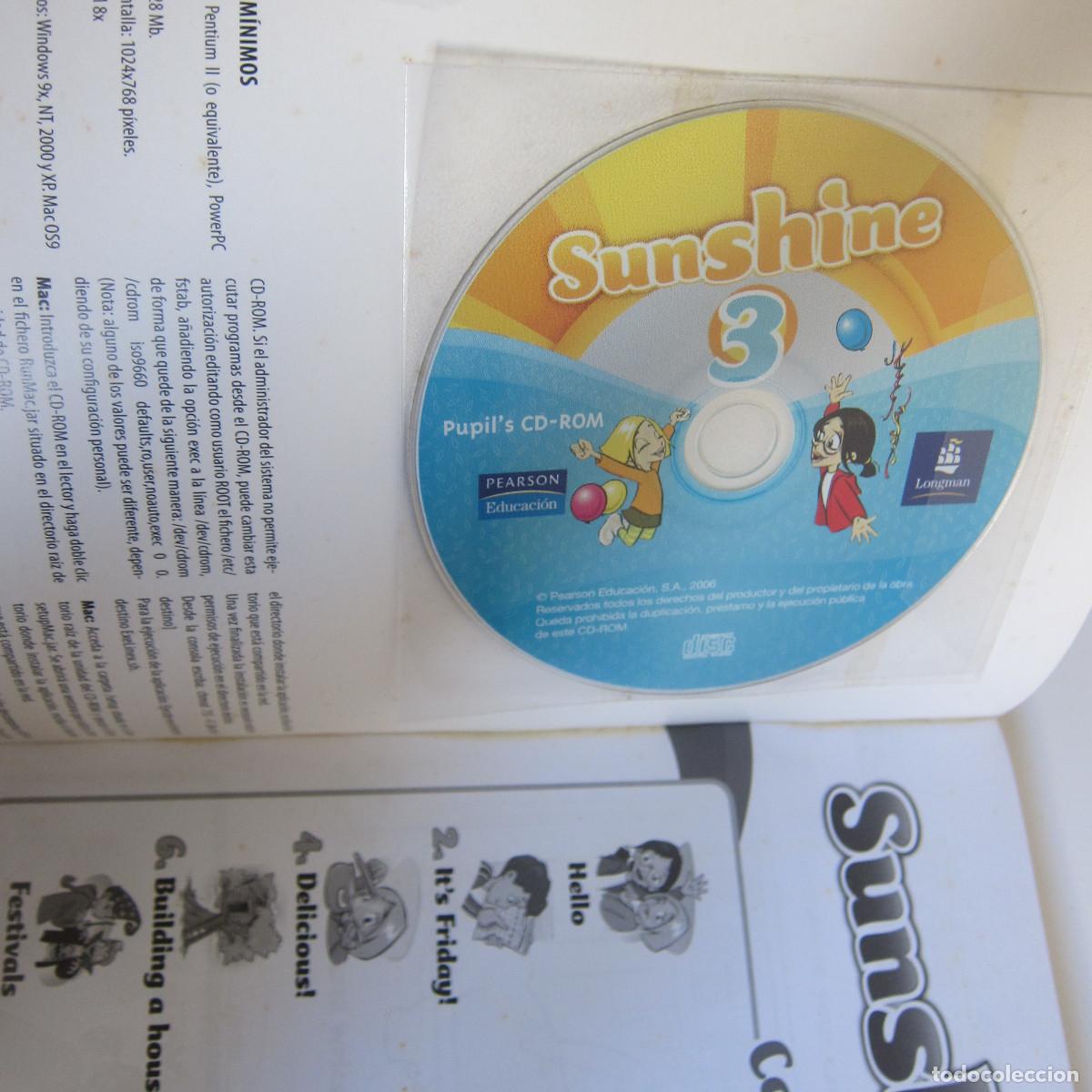 Libros de segunda mano: SUNSHINE 3 + CD (LONGMAN) 2 UD. IDIOMAS INFANTIL - Foto 2