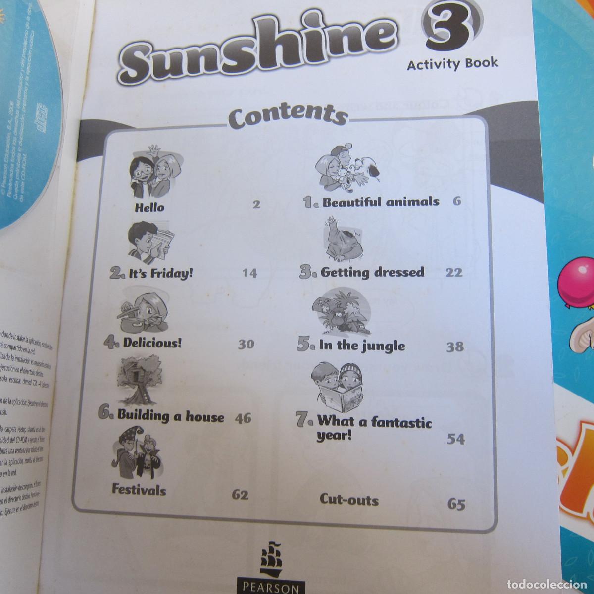 Libros de segunda mano: SUNSHINE 3 + CD (LONGMAN) 2 UD. IDIOMAS INFANTIL - Foto 3