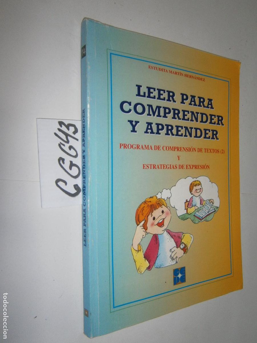 Libros de segunda mano: ANTIGUO LIBRO DE TEXTO - LEER PARA COMPRENDER Y APRENDER - Foto 1