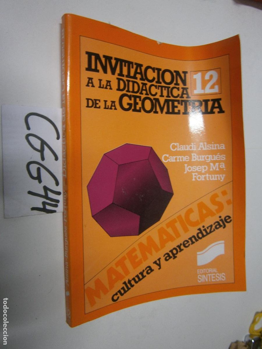 Libros de segunda mano: ANTIGUO LIBRO DE TEXTO - INVITACION A LA DIDACTICA DE LA GEOMETRIA - Foto 1