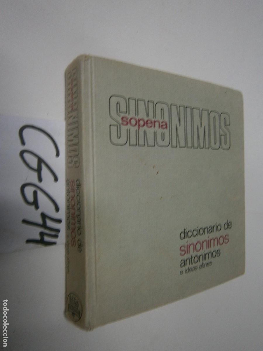 Libros de segunda mano: ANTIGUO LIBRO DE TEXTO - SINONIMOS ANTONIMOS - Foto 1