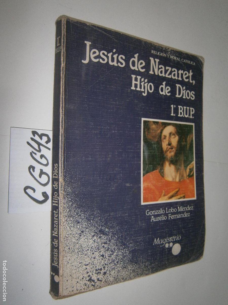 Libros de segunda mano: ANTIGUO LIBRO DE TEXTO - JESUS DE NAZARET - Foto 1