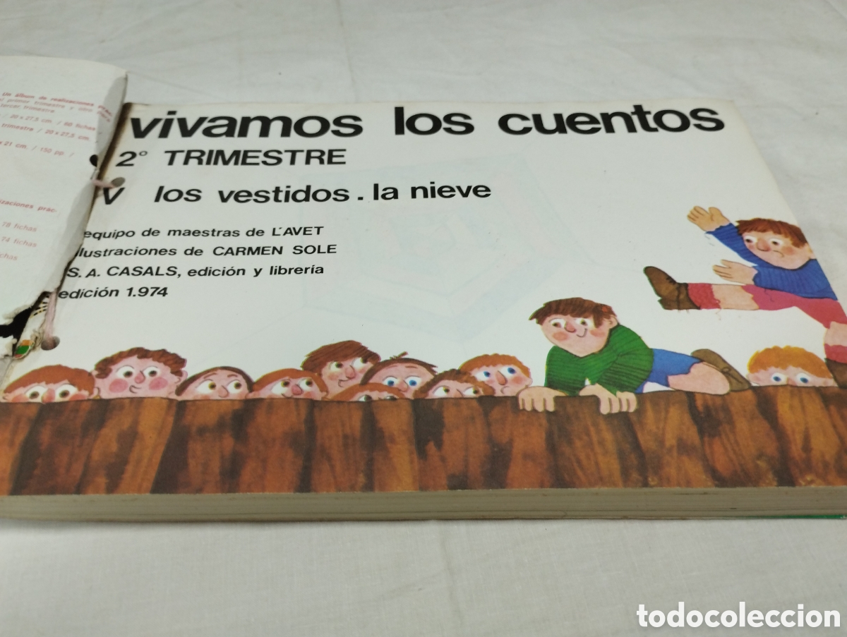 Libros de segunda mano: Vivamos los cuentos. S. A. CASALS, 1974 - Foto 2