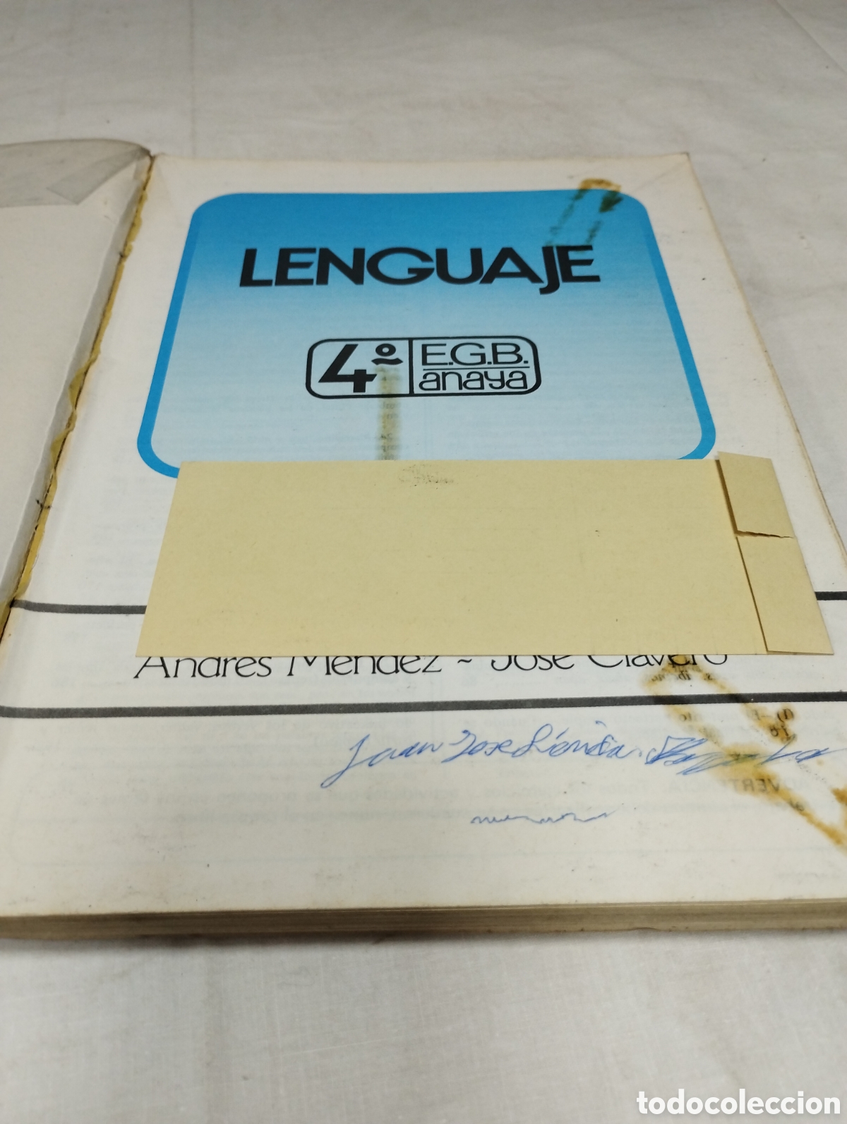 Libros de segunda mano: Lenguaje, 4&deg; EGB. Editorial Anaya, 1982 - Foto 2