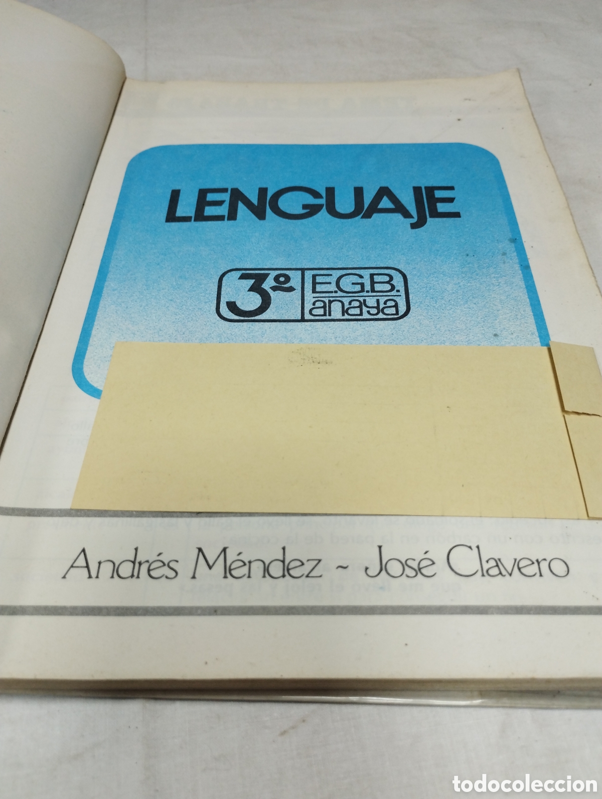 Libros de segunda mano: Lenguaje. 3&deg; EGB. Editorial Anaya, 1983 - Foto 2