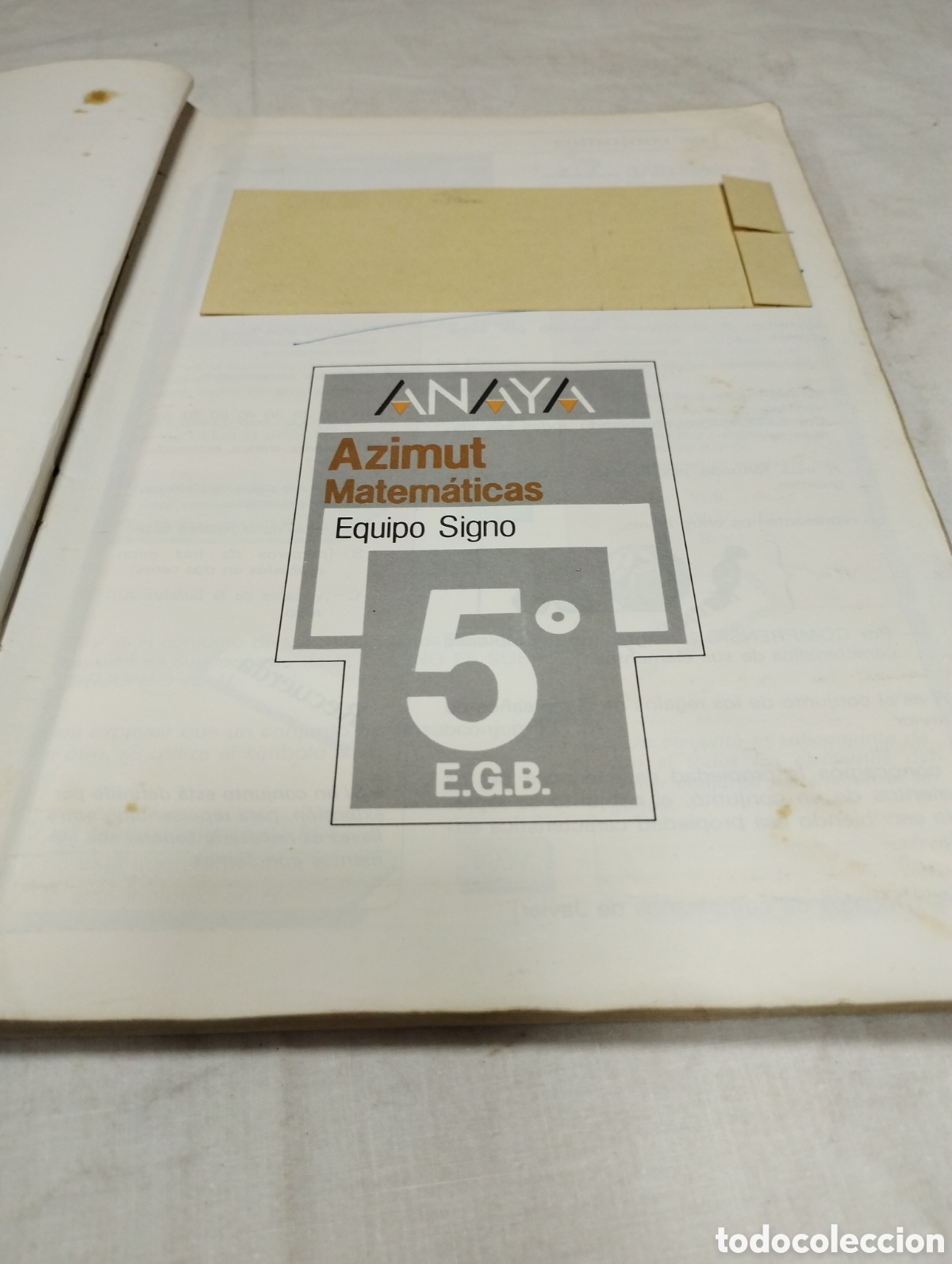 Libros de segunda mano: Matem&aacute;ticas. 5&deg; EGB. Editorial Anaya, 1984 - Foto 2
