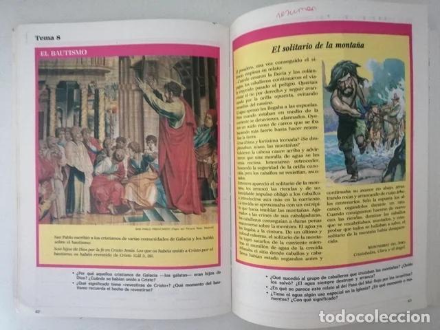 Libros de segunda mano: LIBRO DE TEXTO E. G. B. RELIGI&Oacute;N 8. ED. SANTILLANA - Foto 3