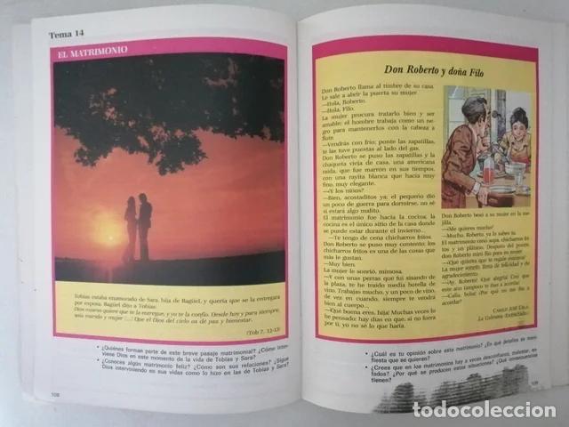 Libros de segunda mano: LIBRO DE TEXTO E. G. B. RELIGI&Oacute;N 8. ED. SANTILLANA - Foto 4