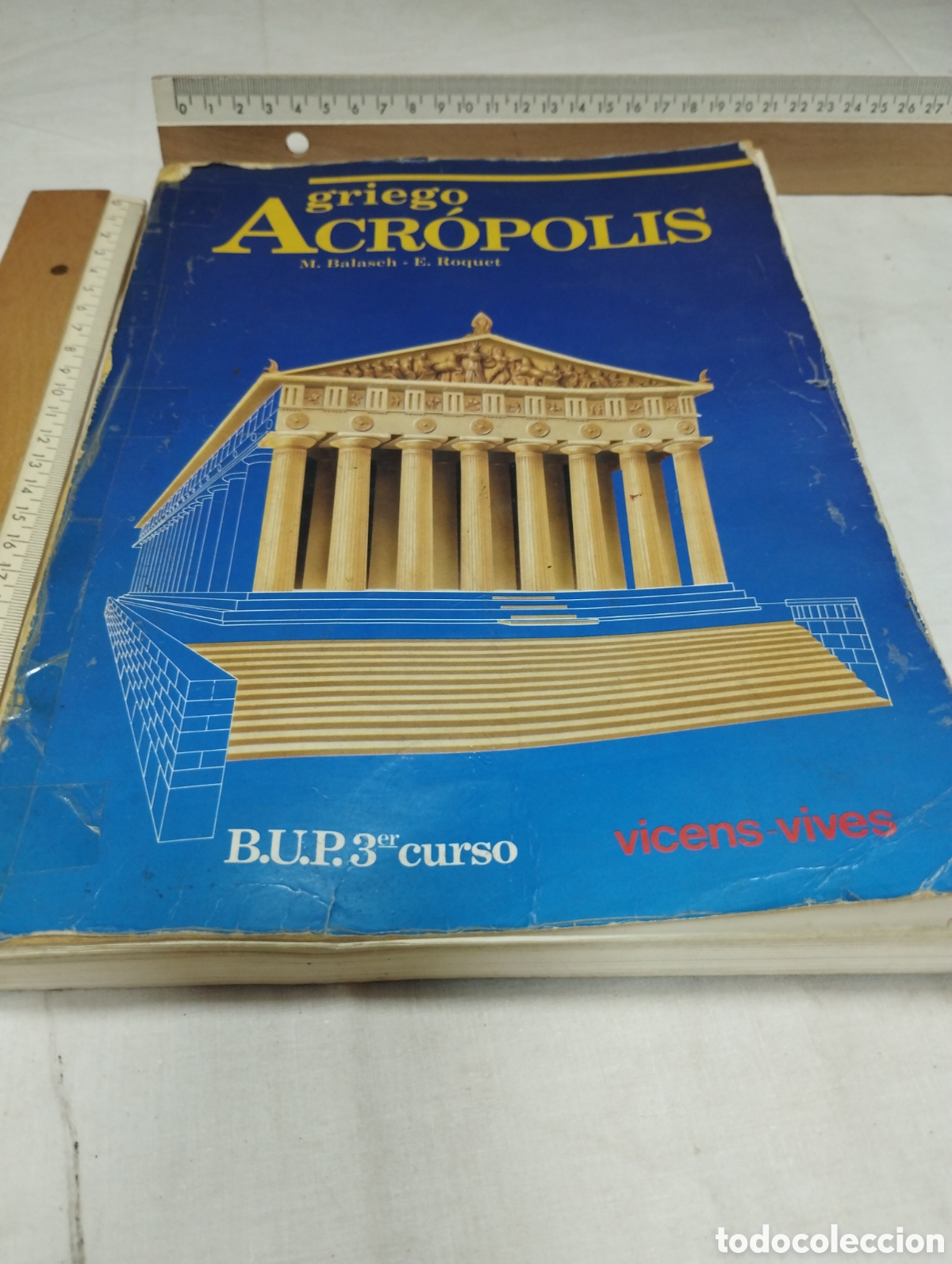 Libri di seconda mano: Griego, Acr&oacute;polis. 3&deg; de BUP. Vicens Vives, 1991