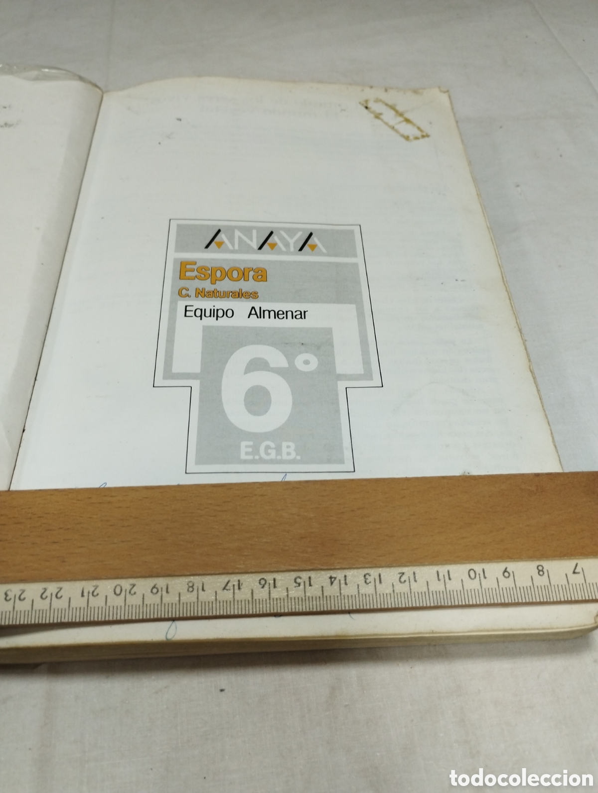 Libros de segunda mano: Ciencias naturales. 6&deg; de EGB. Editorial Anaya - Foto 2