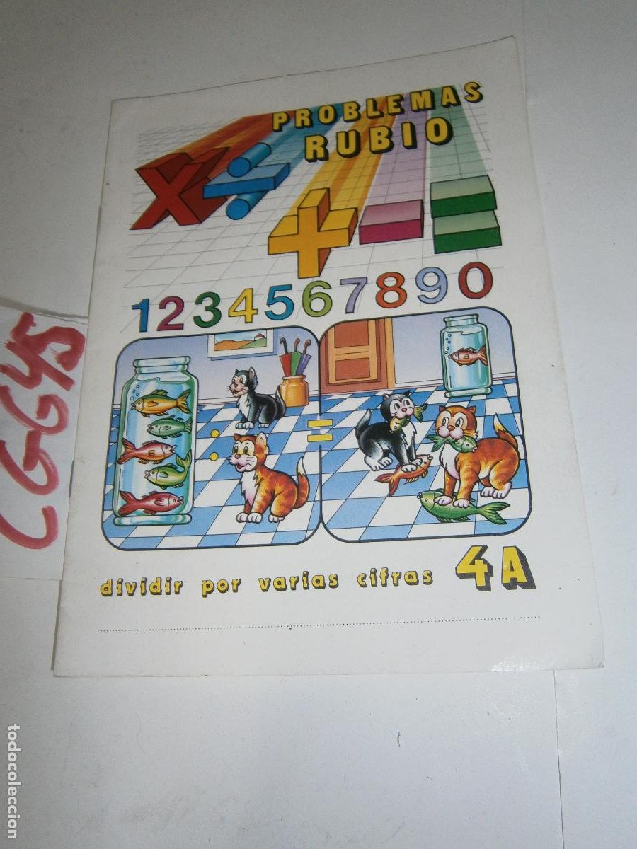 Libros de segunda mano: ANTIGUA CARTILLAS PROBLEMAS RUBIO - Foto 1