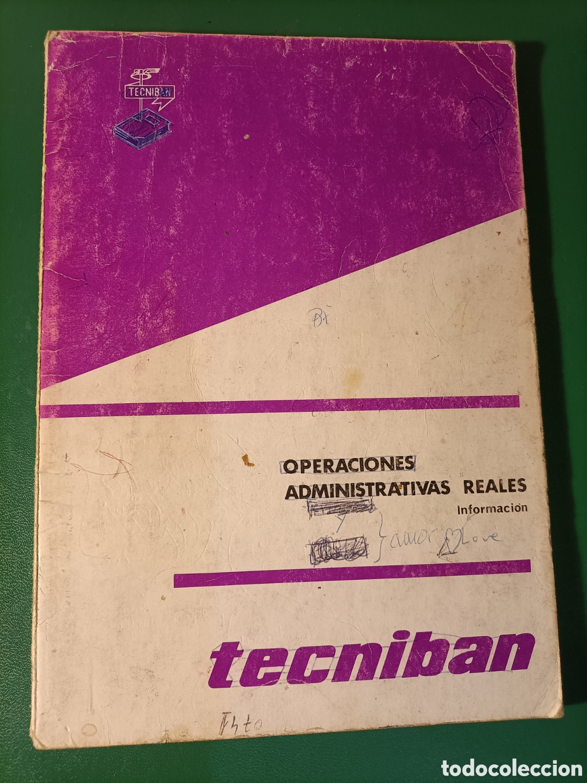 Libros de segunda mano: OPERACIONES ADMINISTRATIVAS REALES TECNIBAN - Foto 1