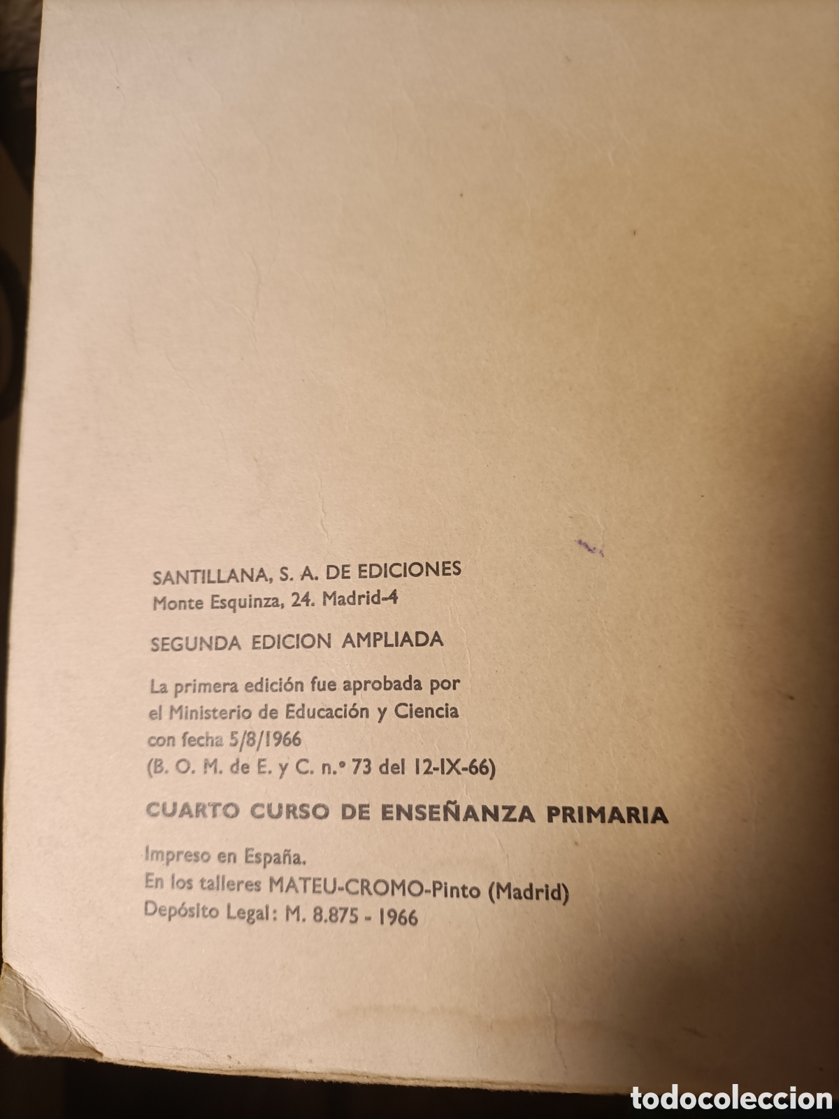 Libros de segunda mano: Sonata. Libro lectura 4&deg; curso. Ed. Santillana 1966 - Foto 4