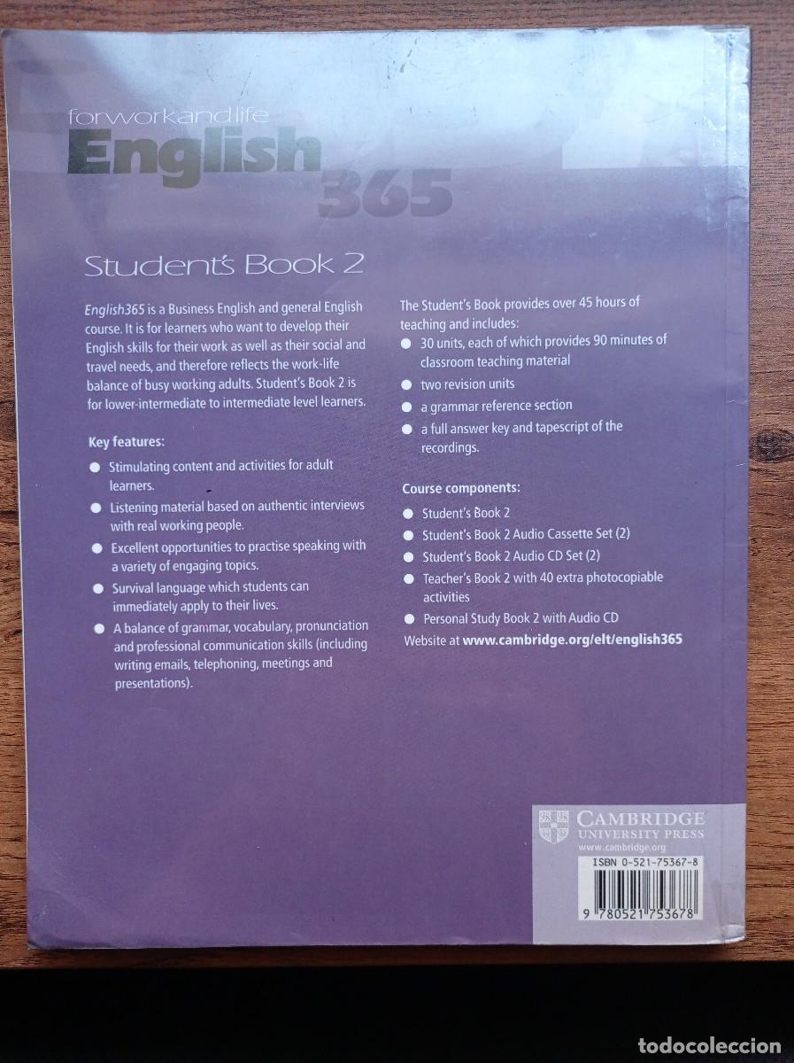 Libros de segunda mano: Cambridge English 365 Students book 2 - Foto 2