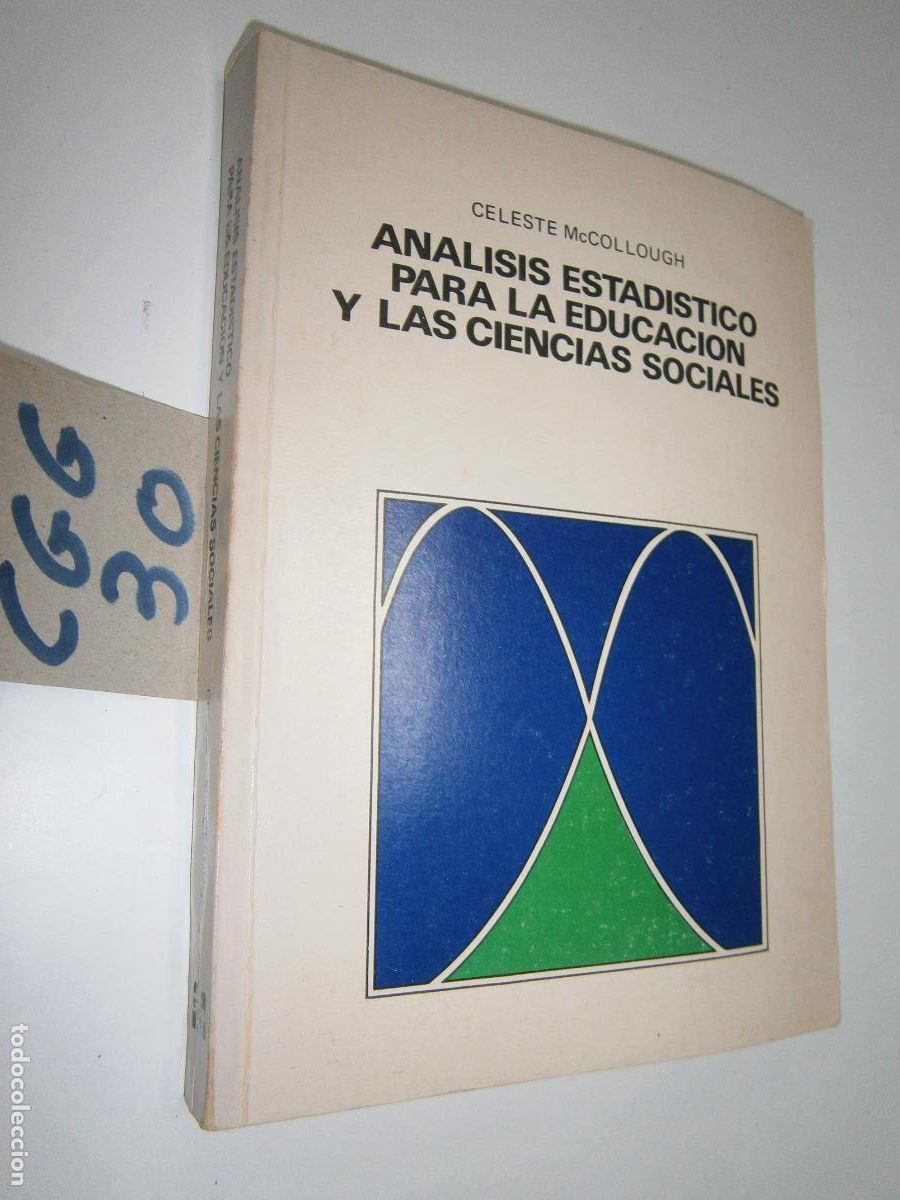 Libros de segunda mano: ANTIGUO LIBRO DE TEXTO - ANALISIS ESTADISTICO PARA LA EDUCACION Y LAS CIENCIAS SOCIALES