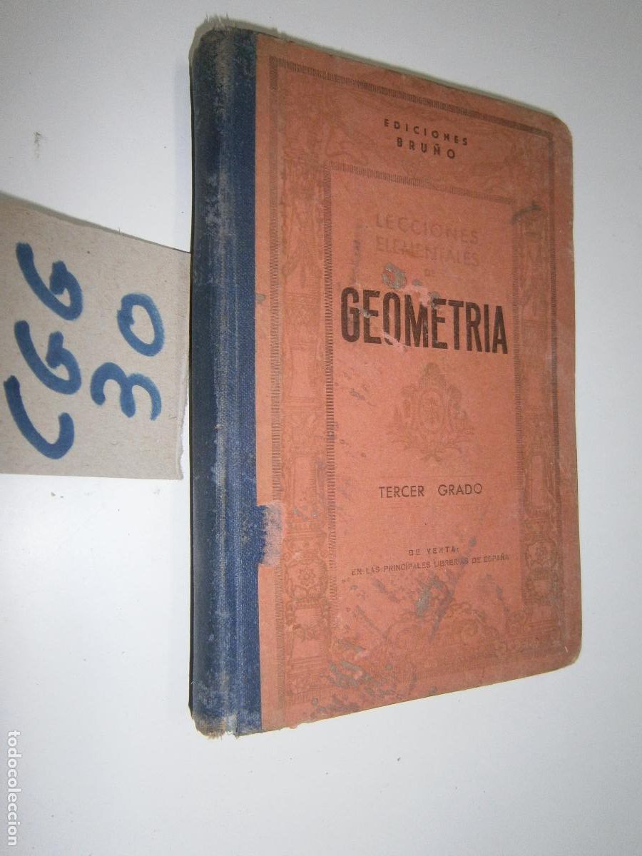 Libros de segunda mano: ANTIGUO LIBRO DE TEXTO - GEOMETRIA 3&ordm; - Foto 1