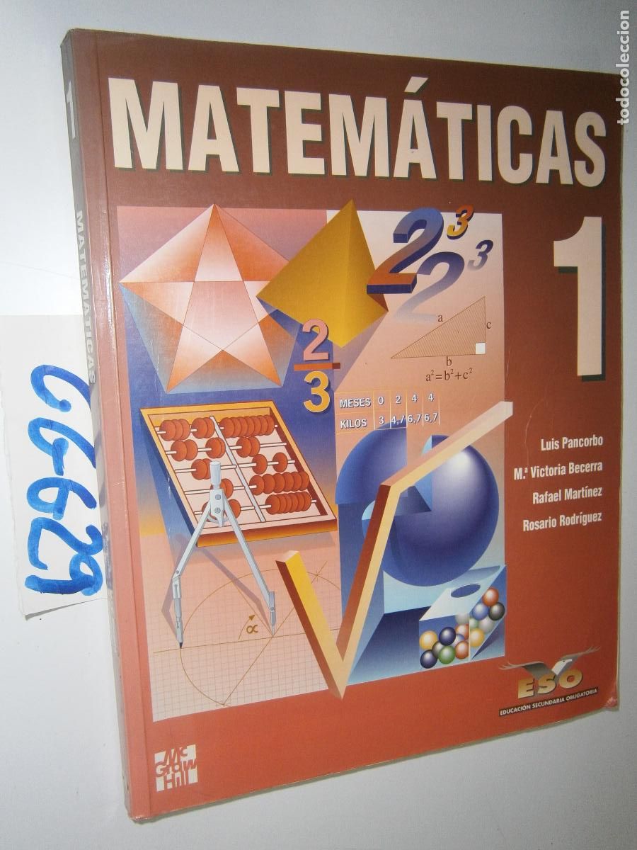 Libros de segunda mano: ANTIGUO LIBRO DE TEXTO - MATEMATICAS 1&ordm; ESO - Foto 1