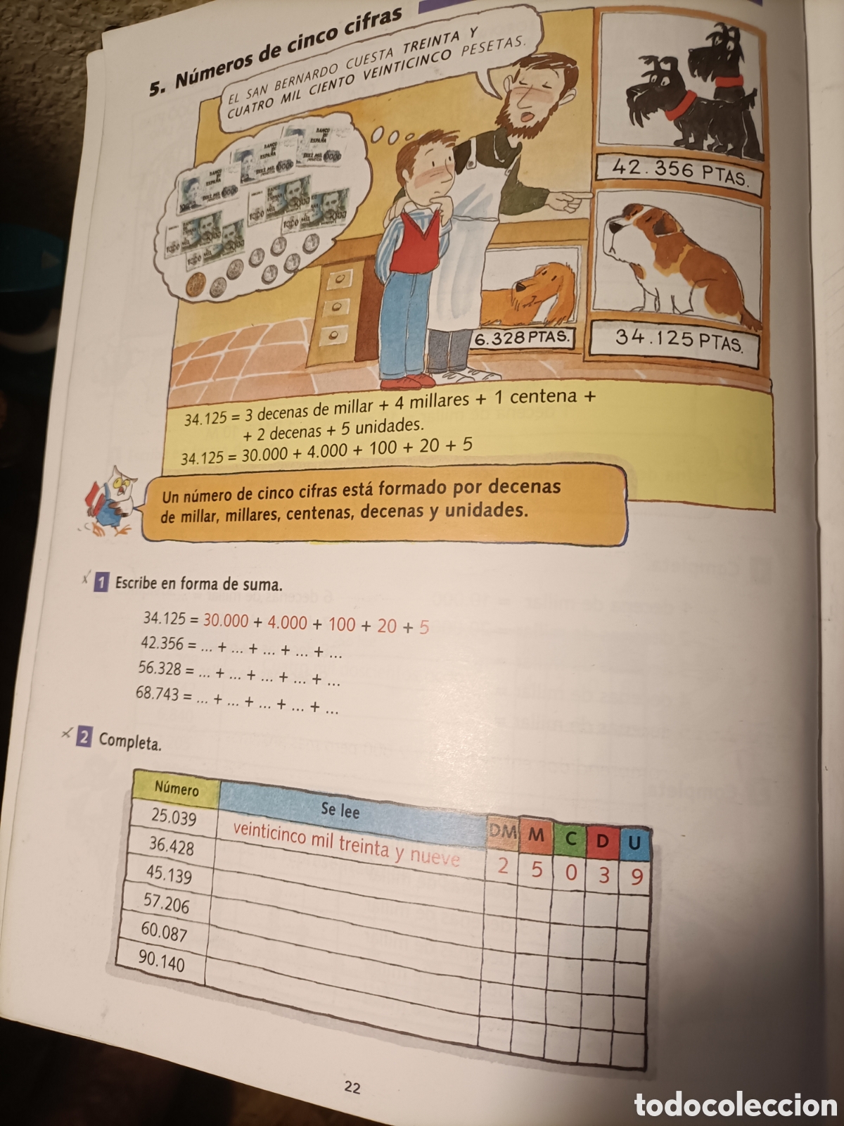 Libros de segunda mano: Matem&aacute;ticas 3&deg;primaria Santillana - Foto 5