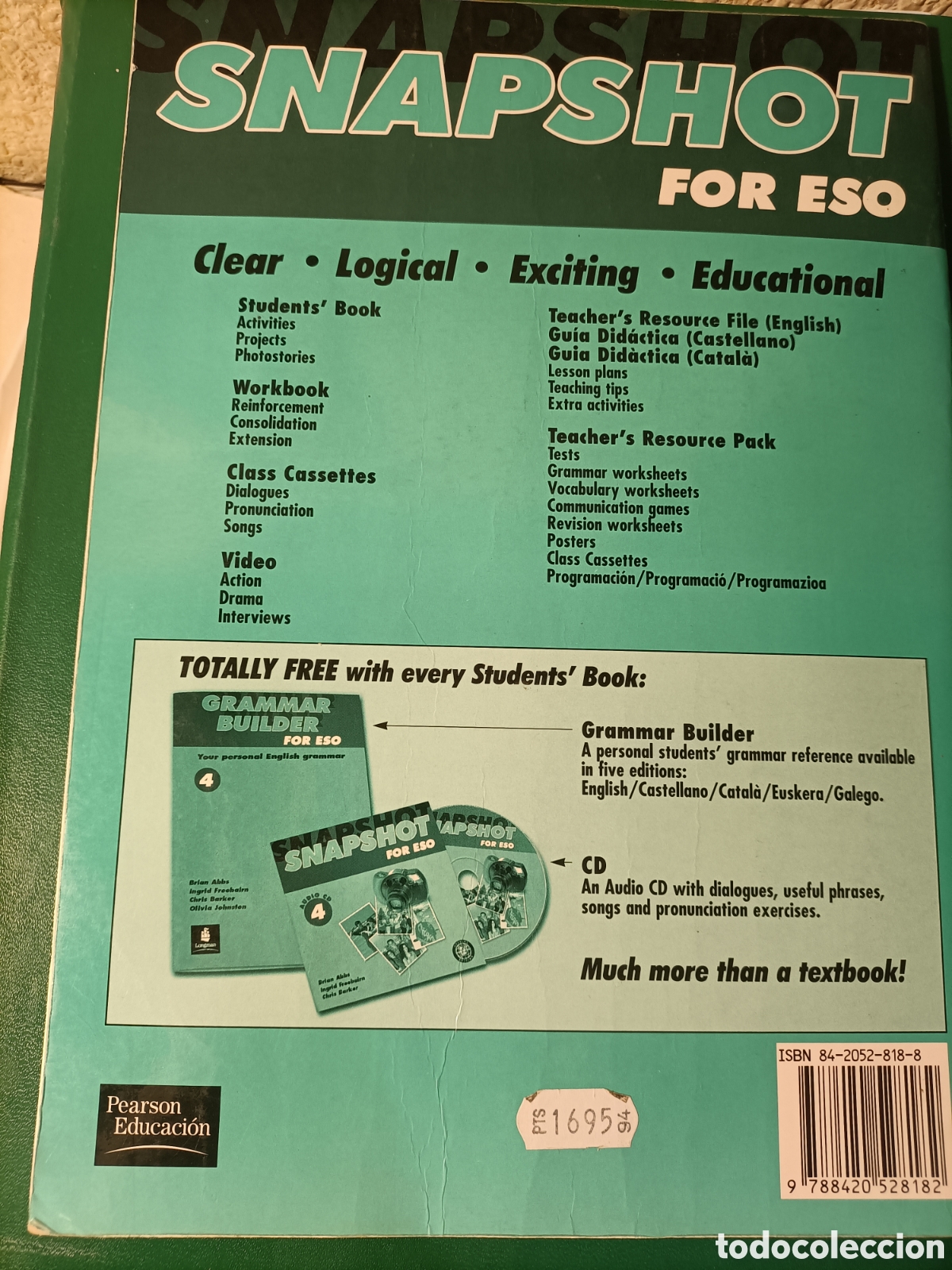 Libros de segunda mano: Snapshot for ESO. 4 LONGMAN - Foto 14