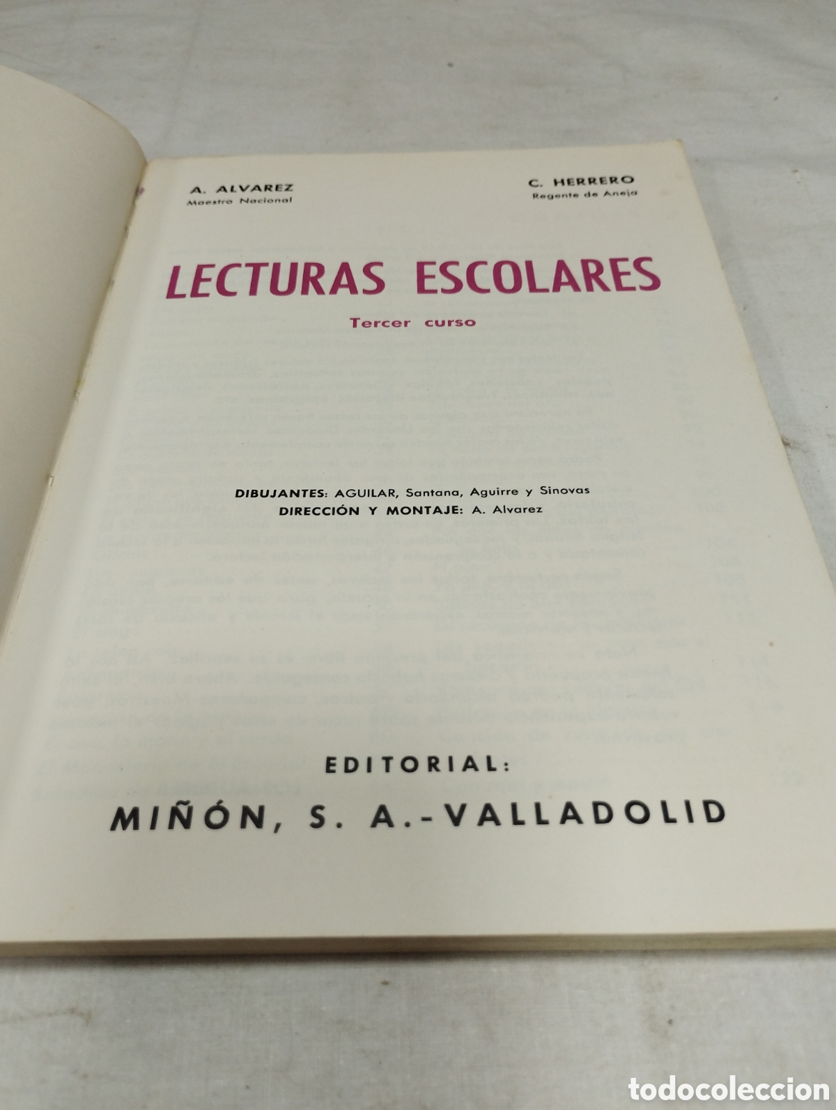 Libros de segunda mano: Lecturas escolares. &Aacute;lvarez, 1968 - Foto 2