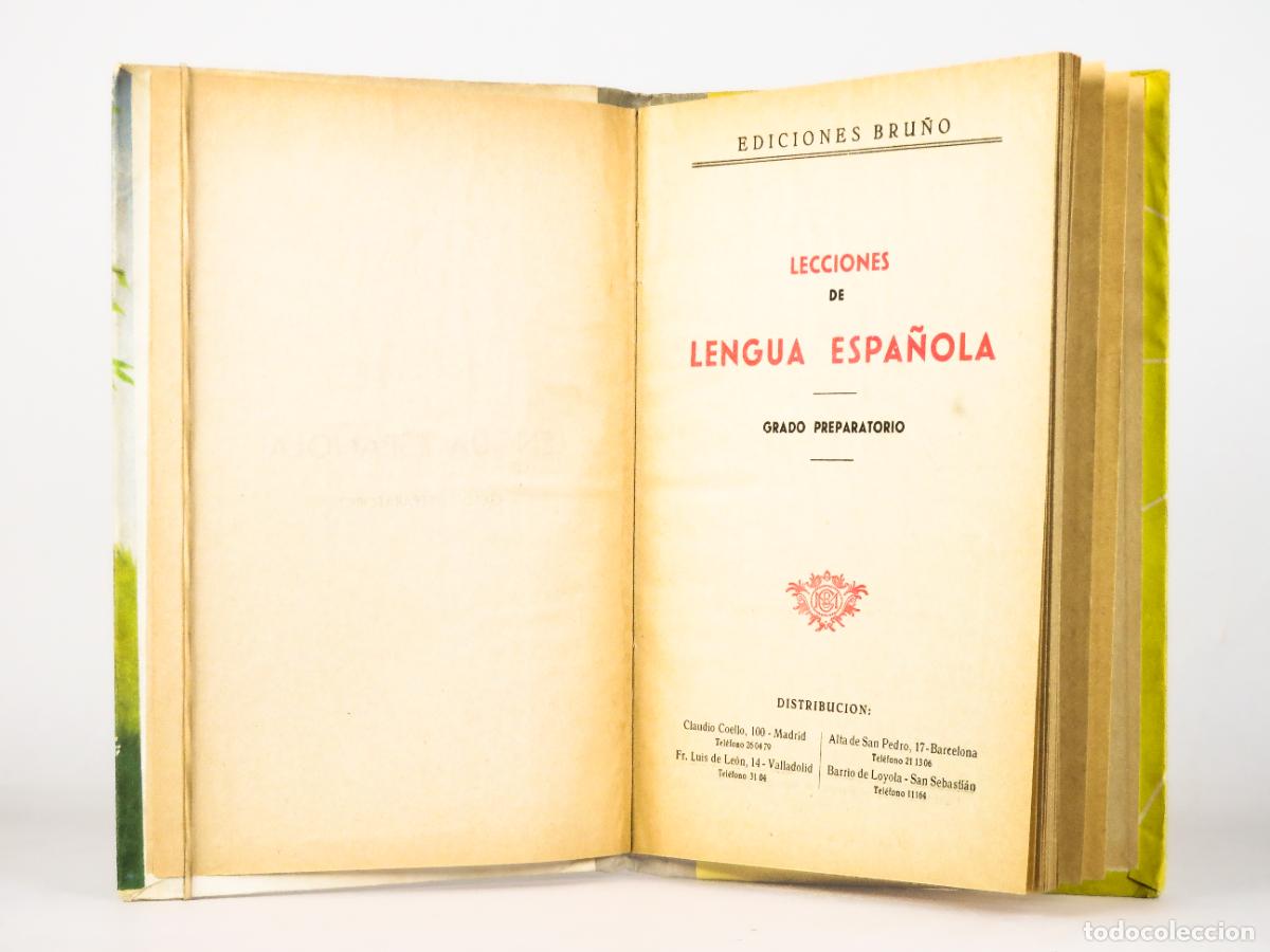 Libros de segunda mano: Gram&aacute;tica Espa&ntilde;ola Curso Preparatorio Ed Bru&ntilde;o 1955 - Foto 3