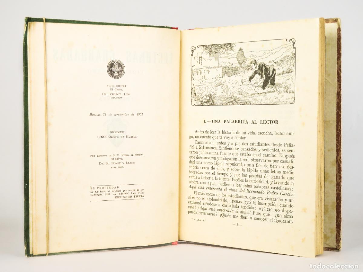 Libros de segunda mano: Lecturas graduadas Libro tercero Editorial Luis Vives 1954 - Foto 4