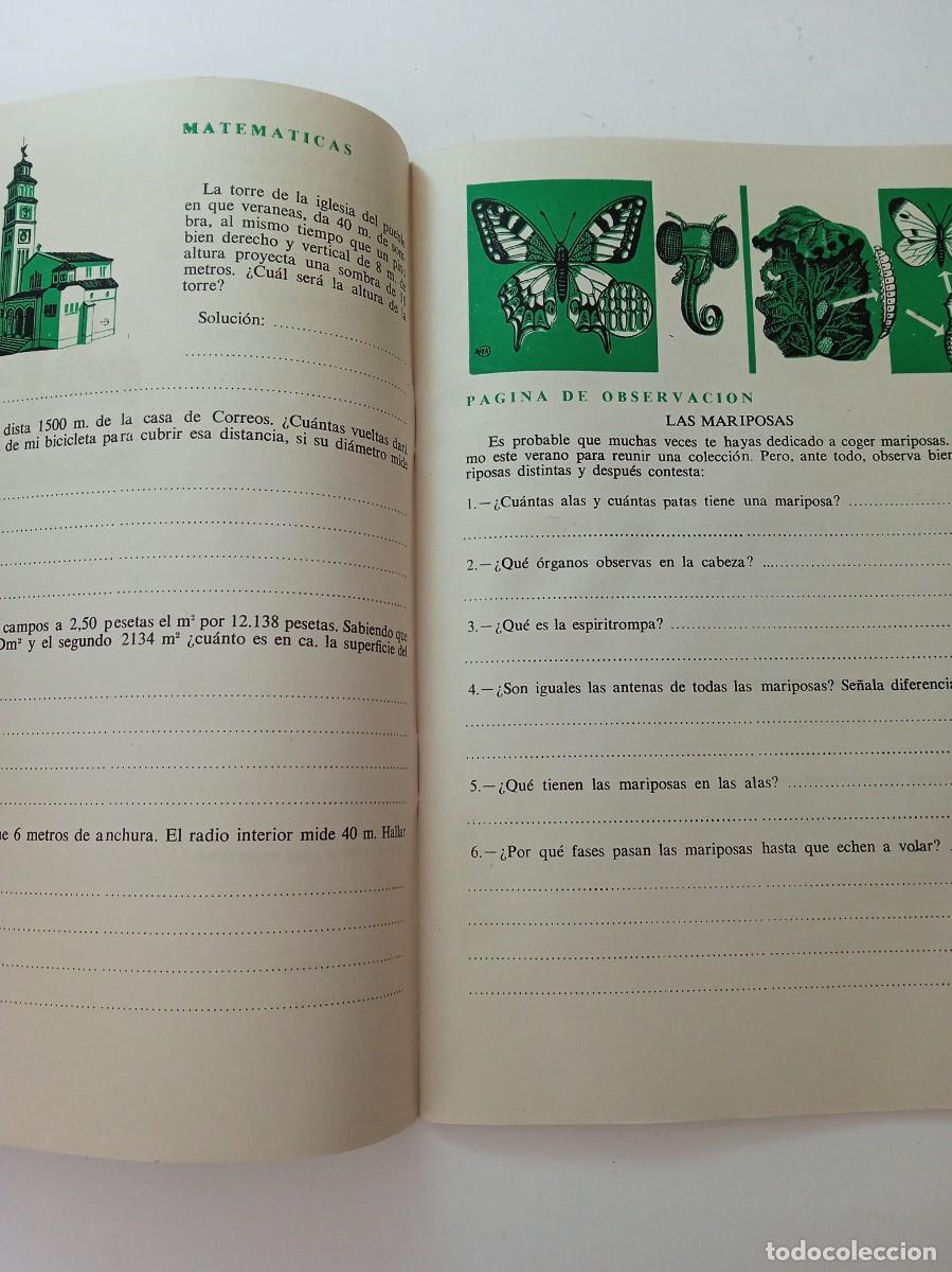 Libros de segunda mano: CUADERNO DE VACACIONES 10 - EDICIONES SM (SIN USAR) - Foto 4