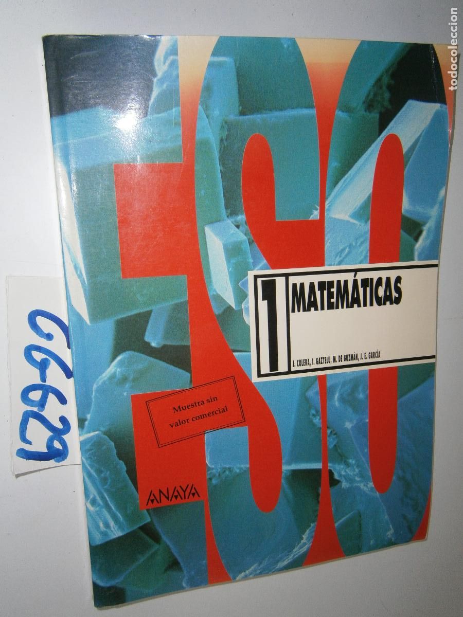 Libros de segunda mano: ANTIGUO LIBRO DE TEXTO - MATEMATICAS 1 - Foto 1
