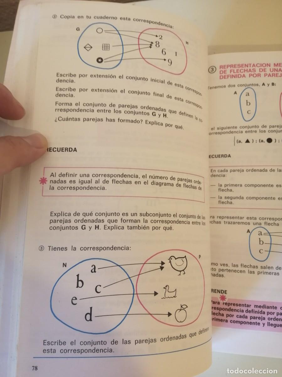 Libros de segunda mano: Antiguo libro de texto de Matem&aacute;ticas 5 EGB Anaya. Sin uso. - Foto 6