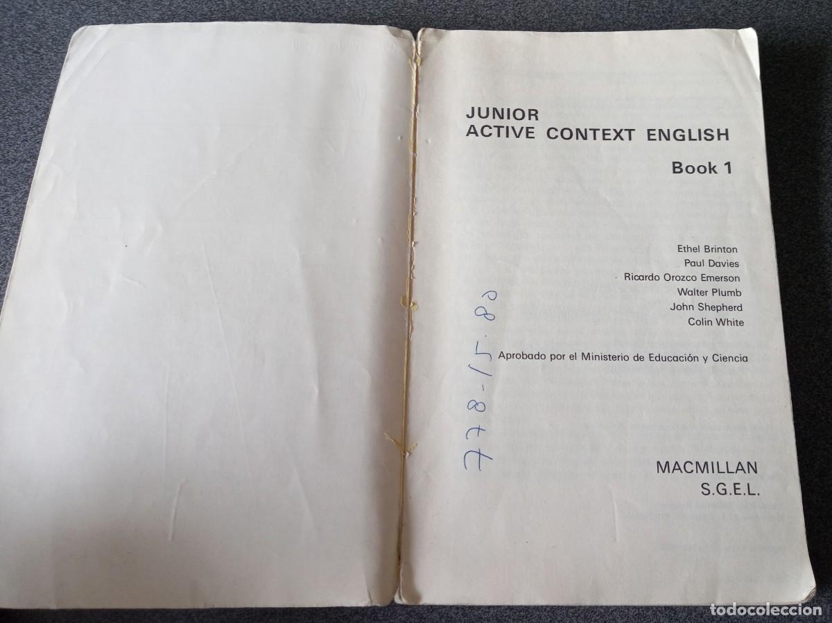 Libros de segunda mano: Libro Ingl&eacute;s Junior Active Context English - Foto 3