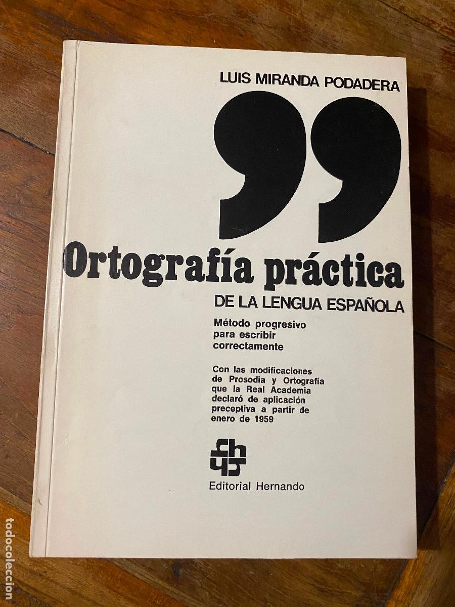 Libros de segunda mano: ORTOGRAFIA PRACTICA, LUIS MIRANDA 1977 - Foto 1