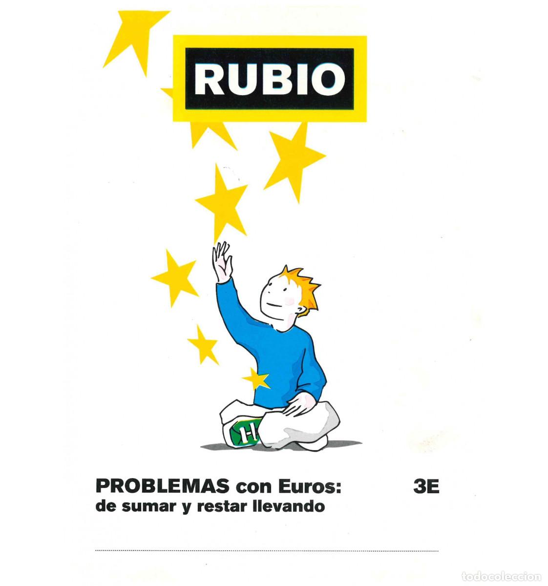 Libros de segunda mano: CUADERNILLO RUBIO : PROBLEMAS CON EUROS DE SUMAR Y RESTAR LLEVANDO 3E - Foto 1