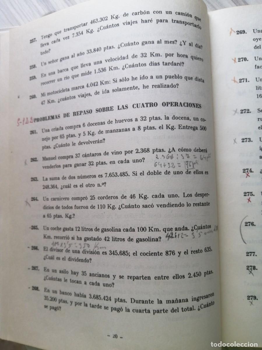 Libros de segunda mano: Antiguo libro de Problemas escolares. Everest. - Foto 6