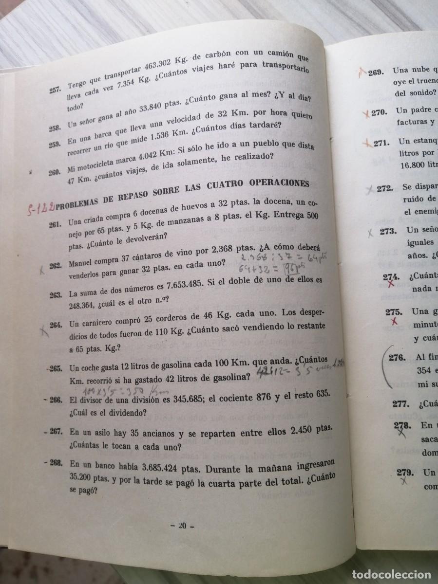 Libros de segunda mano: Antiguo libro de Problemas escolares. Everest. - Foto 8