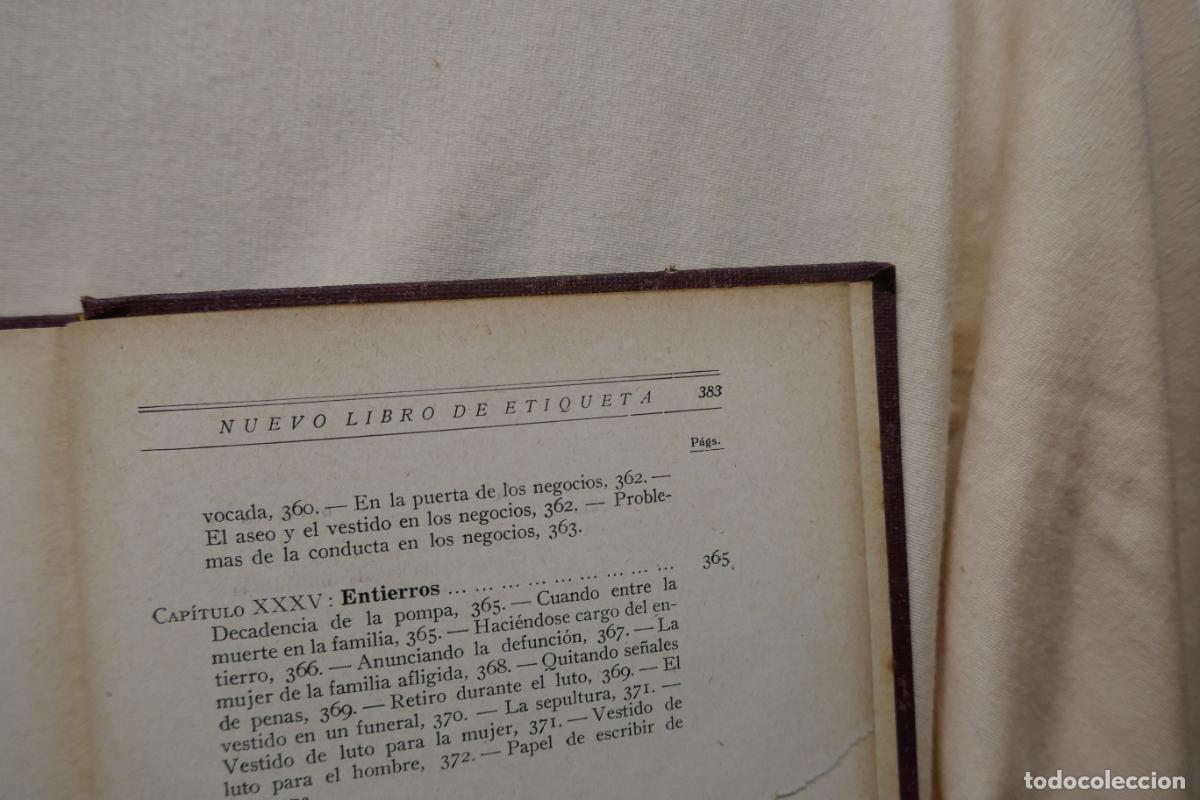 Libros de segunda mano: NUEVO LIBRO DE ETIQUETA - LILLIAN EICHLER - EDICIONES HYMSA - Foto 11