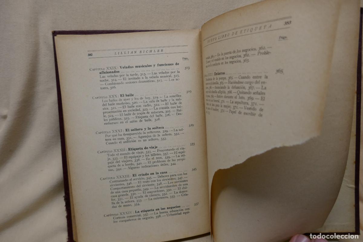 Libros de segunda mano: NUEVO LIBRO DE ETIQUETA - LILLIAN EICHLER - EDICIONES HYMSA - Foto 12