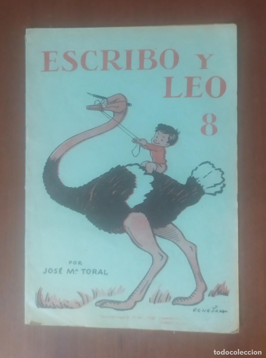 Libros de segunda mano: Escribo y leo, n&uacute;mero 8, en blanco - Foto 1