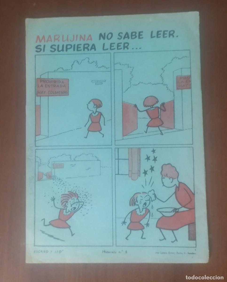 Libros de segunda mano: Escribo y leo, n&uacute;mero 8, en blanco - Foto 2