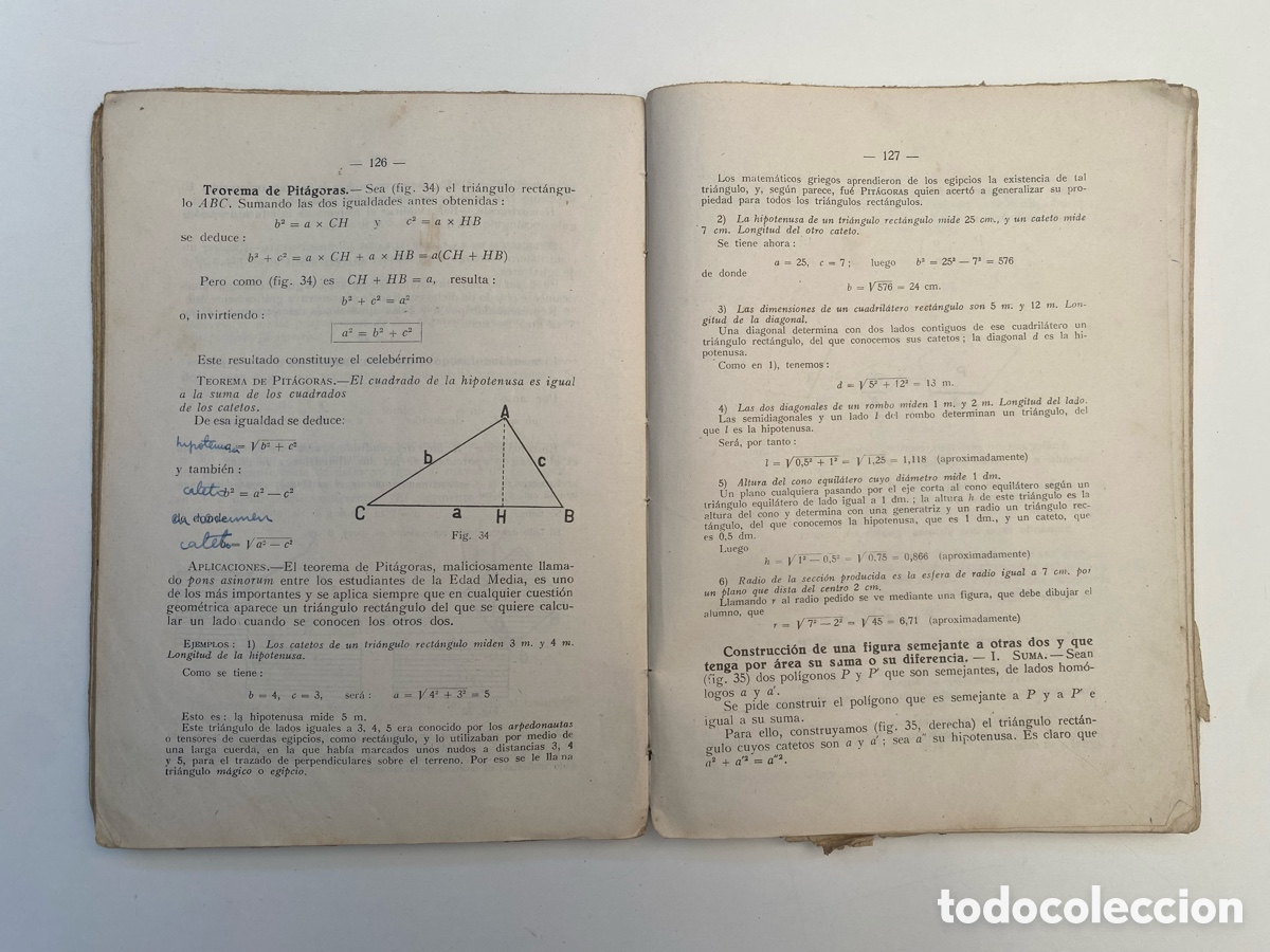 Libros de segunda mano: Libro Matem&aacute;ticas de Tercer curso del Plan 1957 - Foto 5