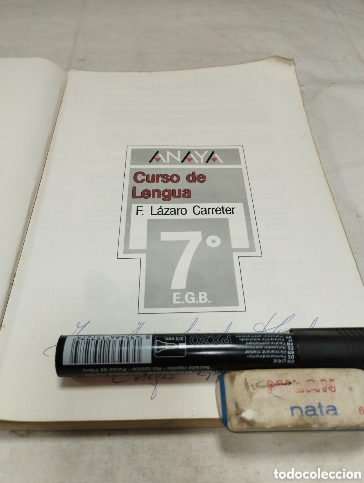 Libros de segunda mano: Lengua 7&deg; EGB. Editorial Anaya, 1987 - Foto 2