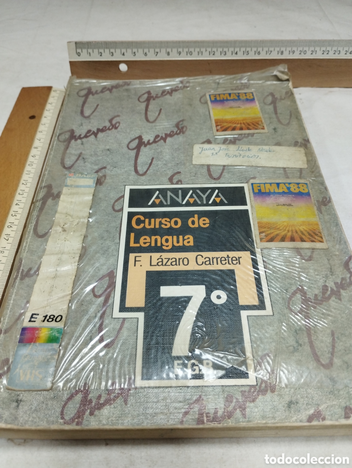 Libros de segunda mano: Lengua 7&deg; EGB. Editorial Anaya, 1987 - Foto 1