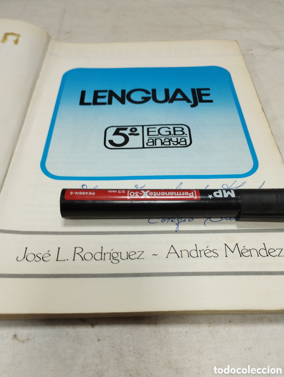 Libros de segunda mano: Lenguaje 5&deg; EGB. Editorial Anaya, 1983 - Foto 2