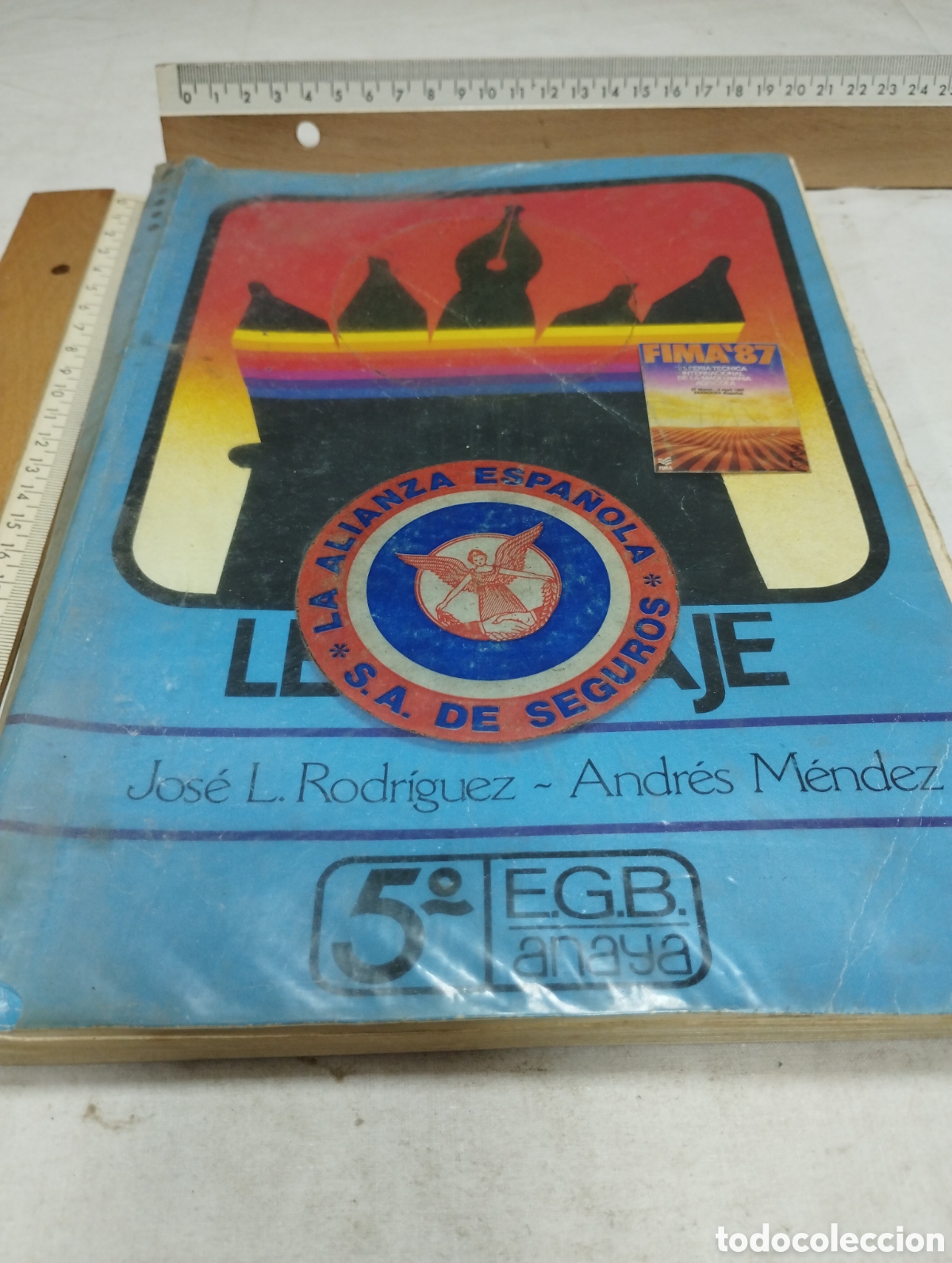 Libros de segunda mano: Lenguaje 5&deg; EGB. Editorial Anaya, 1983 - Foto 1