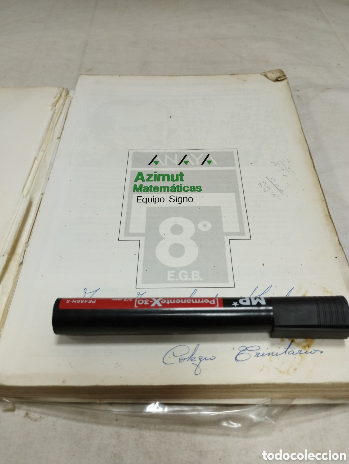 Libros de segunda mano: Matem&aacute;ticas 8&deg; EGB. Editorial Anaya, 1989 - Foto 2