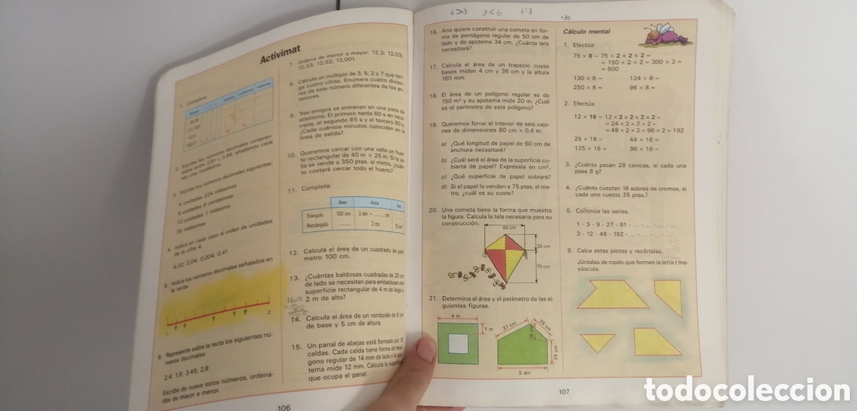 Libros de segunda mano: Matem&aacute;ticas 6 E. P. 3 Ciclo Edici&oacute;n 1995 - Foto 12