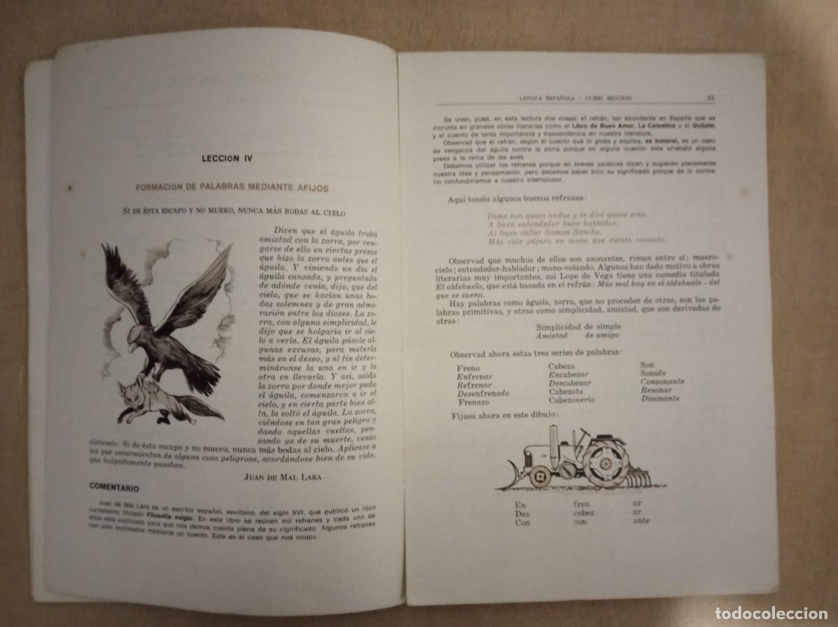 Libros de segunda mano: LIBRO DE TEXTO LENGUA ESPA&Ntilde;OLA DE 2&ordm; DE BACHILLER - Foto 4