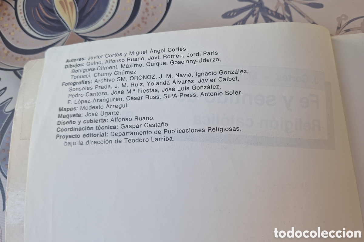 Libros de segunda mano: Fe y sentido de la vida religi&oacute;n cat&oacute;lica 3 BUP - Foto 3
