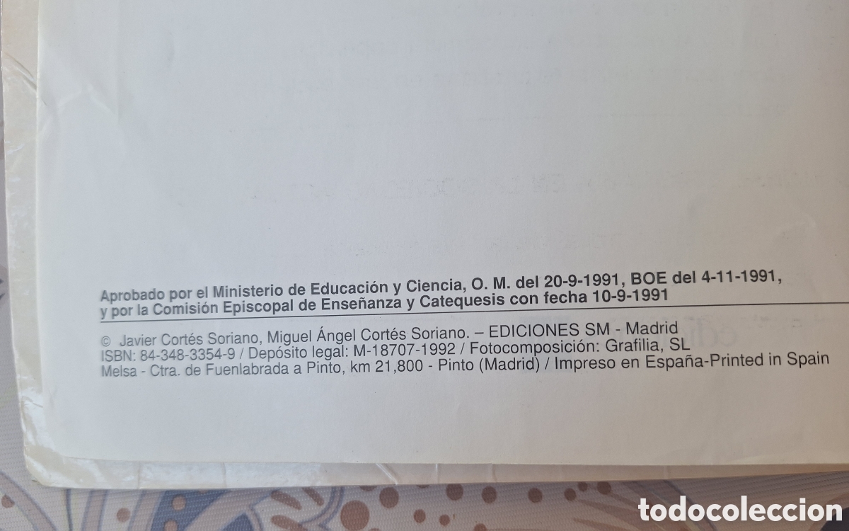 Libros de segunda mano: Fe y sentido de la vida religi&oacute;n cat&oacute;lica 3 BUP - Foto 4