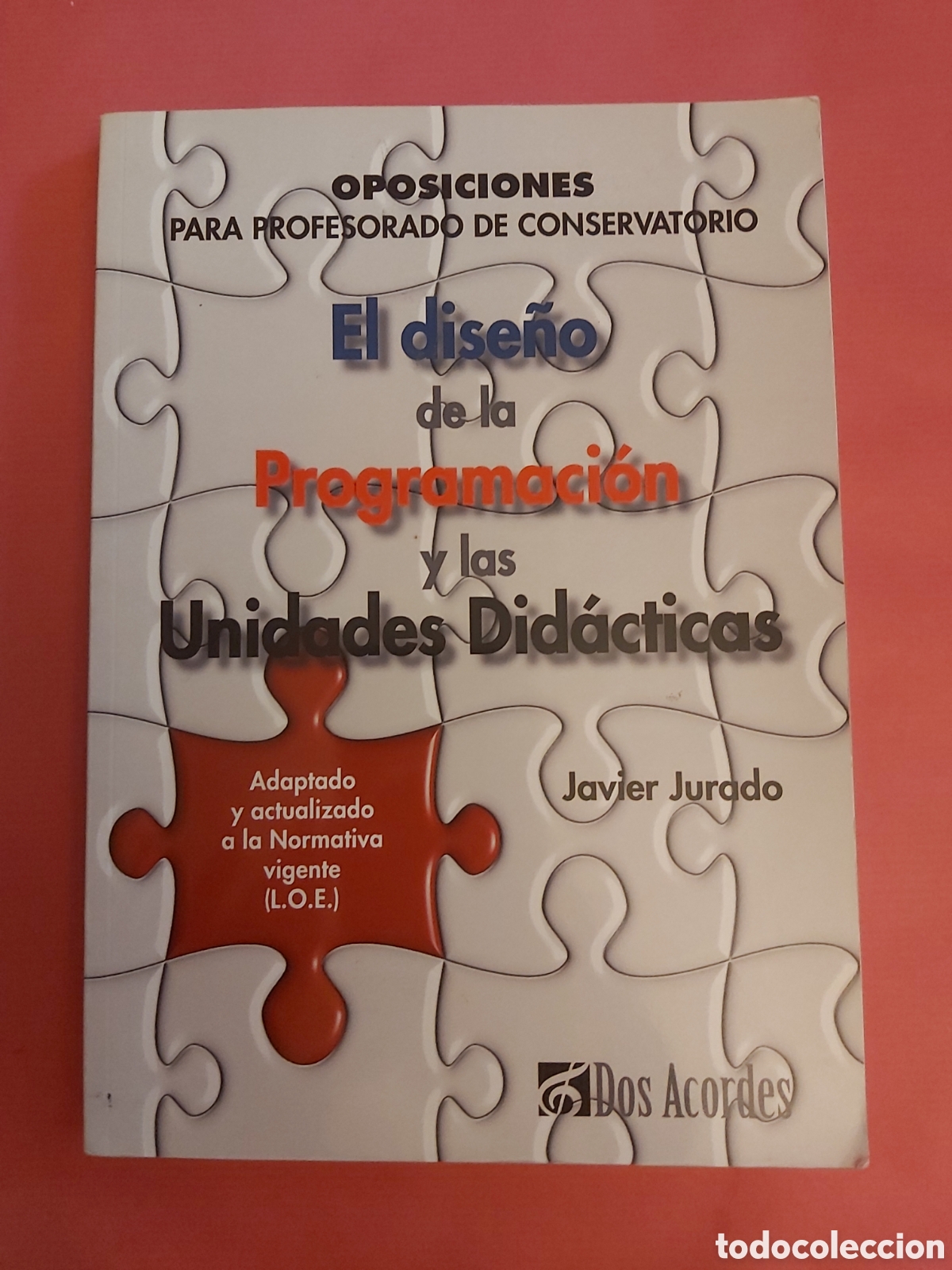 Libros de segunda mano: EL DISE&Ntilde;O DE LA PROGRAMACI&Oacute;N Y LAS UNIDADES DID&Aacute;CTICAS OPOSICIONES PARA PROFESORADO DE CONSERVATORIO - Foto 1