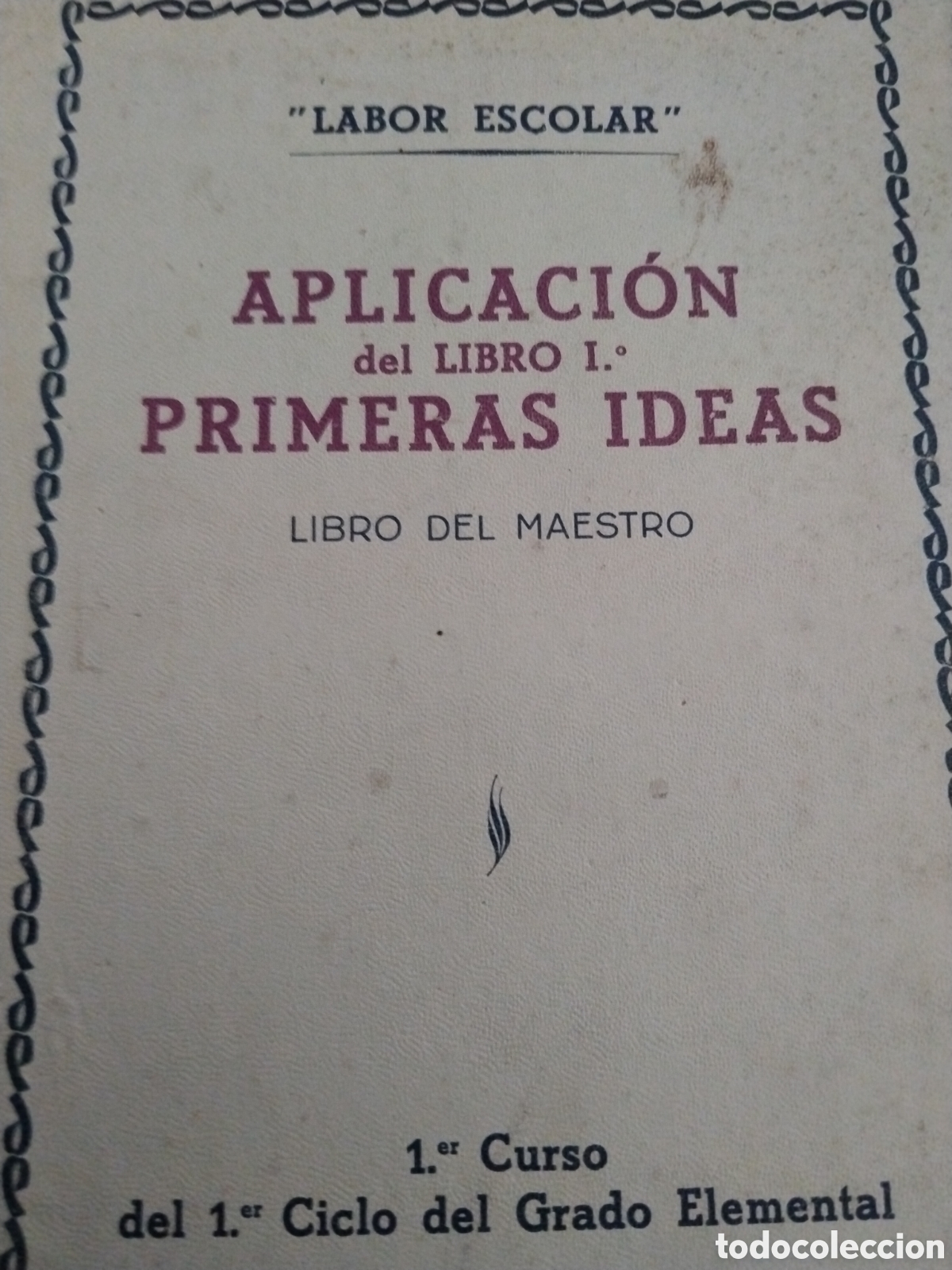 Libros de segunda mano: Aplicaci&oacute;n Primeras Ideas 1955 - Foto 1